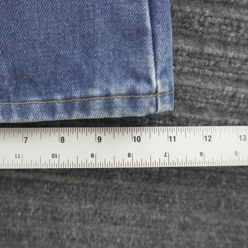 Vintage 70s Levis Orange Tab Bell Bottom Jeans 28x27 Blue Flare Talon 42 Zip